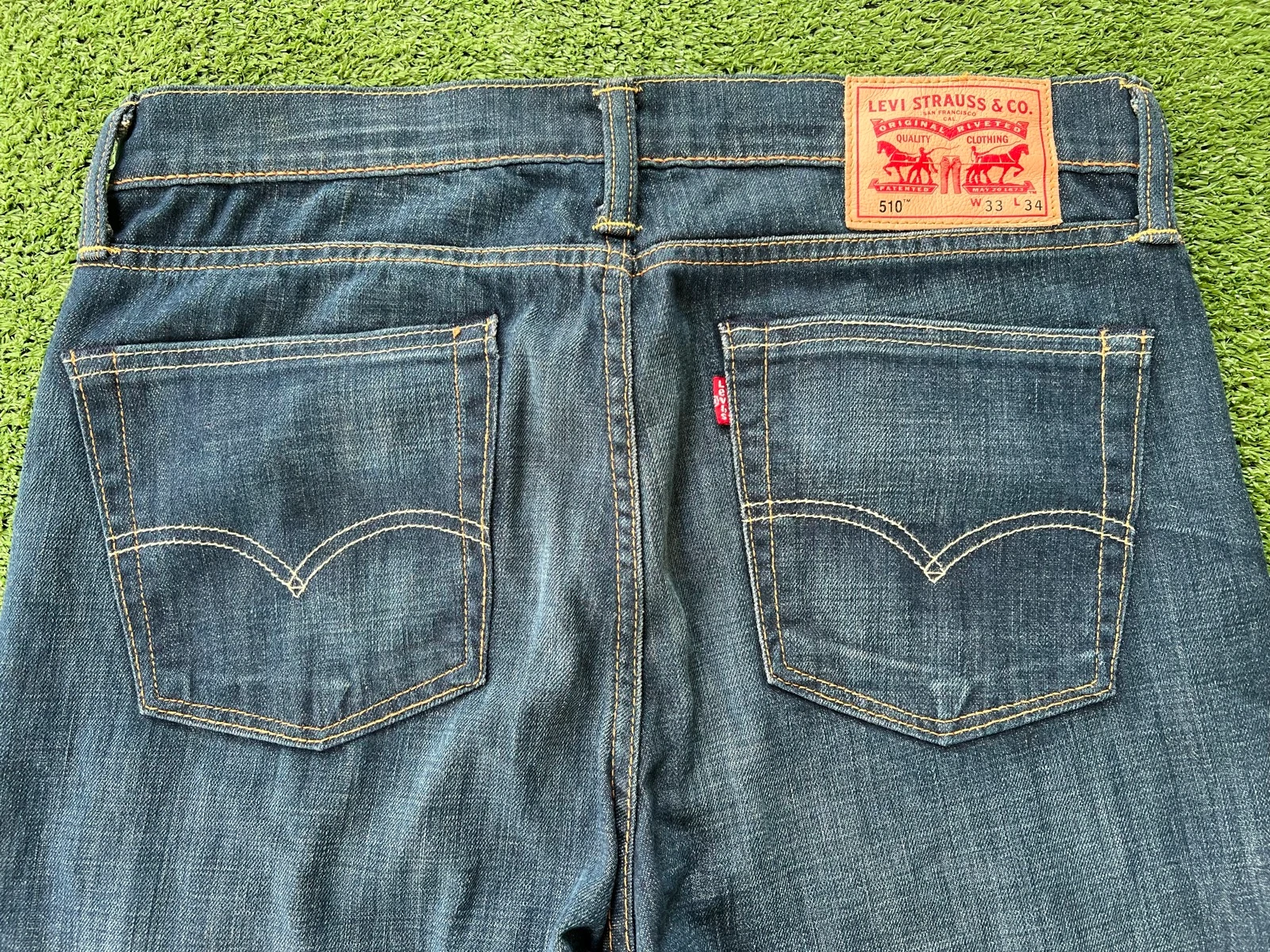 Levi’s 510 Jeans Denim Blue | Vaquero Slim Skinny | Vintage Style | Faded Denim | Streetwear | Y2K – photo 2